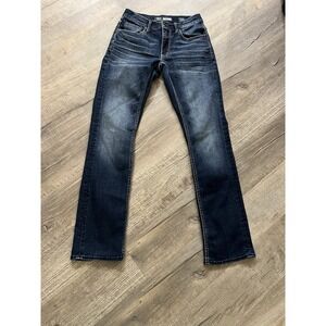 BKE Jake Jeans Mens 27R‎ Blue Straight Leg Denim Distressed Casual Classic
